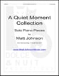 A Quiet Moment COLLECTION piano sheet music cover